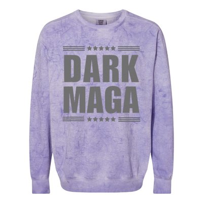 Funny Dark Maga 2024 Maga New! Dark Maga Gift Colorblast Crewneck Sweatshirt