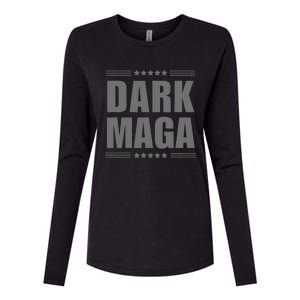 Funny Dark Maga 2024 Maga New! Dark Maga Gift Womens Cotton Relaxed Long Sleeve T-Shirt