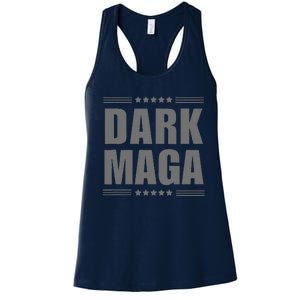 Funny Dark Maga 2024 Maga New! Dark Maga Gift Women's Racerback Tank