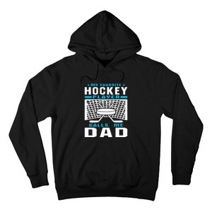 Father's Day My Favorite Hockey Player Call Me Dad Gift Hoodie