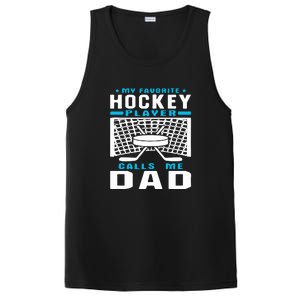 Father's Day My Favorite Hockey Player Call Me Dad Gift PosiCharge Competitor Tank