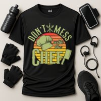 Funny Dont Mess With The Chef Retro Food Lover Cooking Gift Cooling Performance Crew T-Shirt