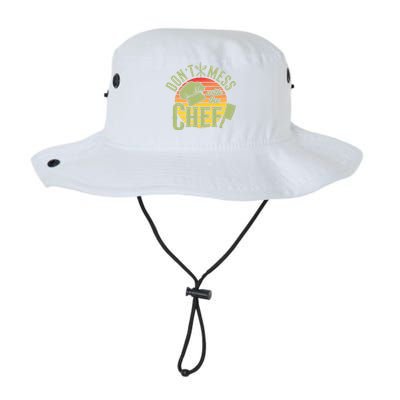 Funny Dont Mess With The Chef Retro Food Lover Cooking Gift Legacy Cool Fit Booney Bucket Hat