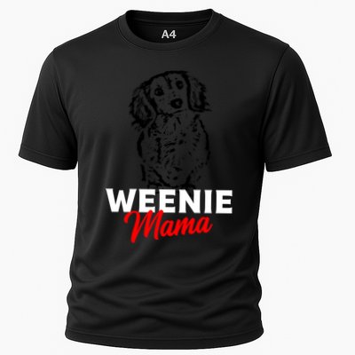 Funny Dachshund Mama Lover Weiner Dog Gift Performance Shirt