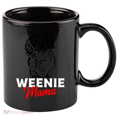 Funny Dachshund Mama Lover Weiner Dog Gift 11oz C Handle Ceramic Mug