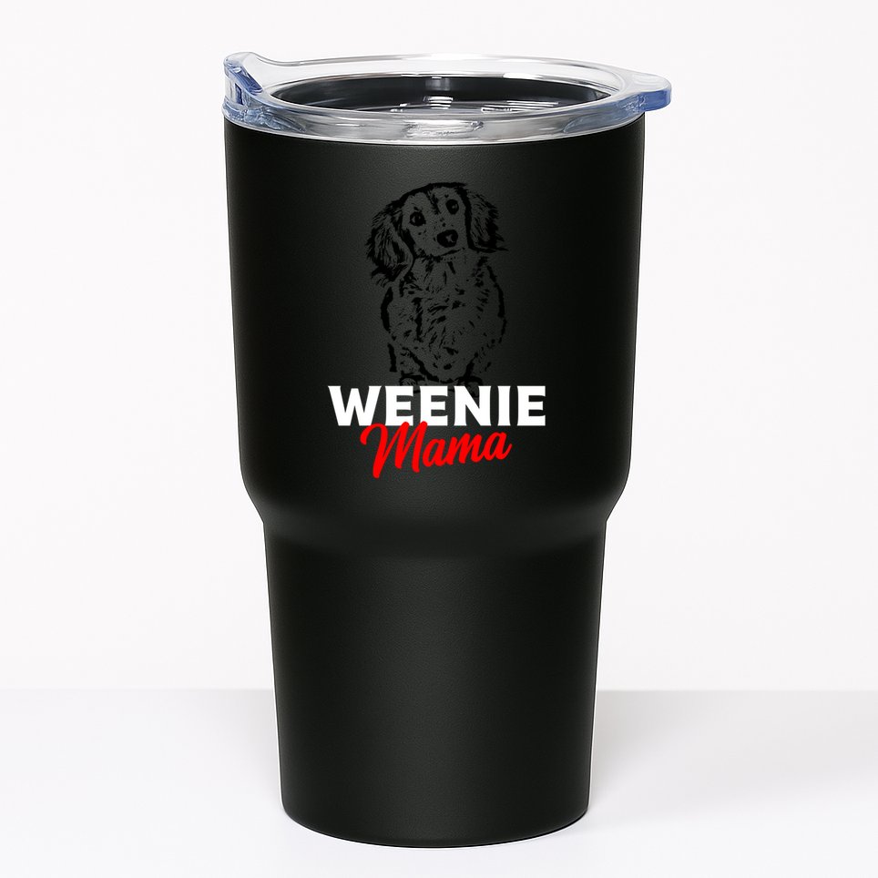 Funny Dachshund Mama Lover Weiner Dog Gift Tumbler