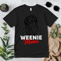 Funny Dachshund Mama Lover Weiner Dog Gift Premium T-Shirt