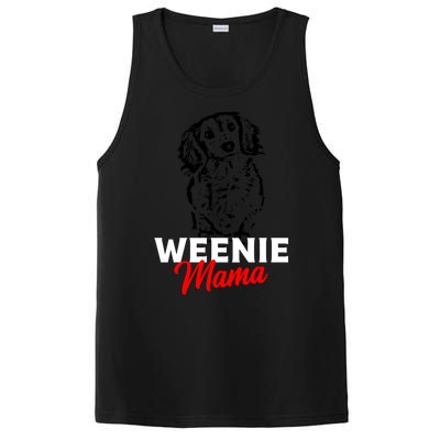 Funny Dachshund Mama Lover Weiner Dog Gift PosiCharge Competitor Tank