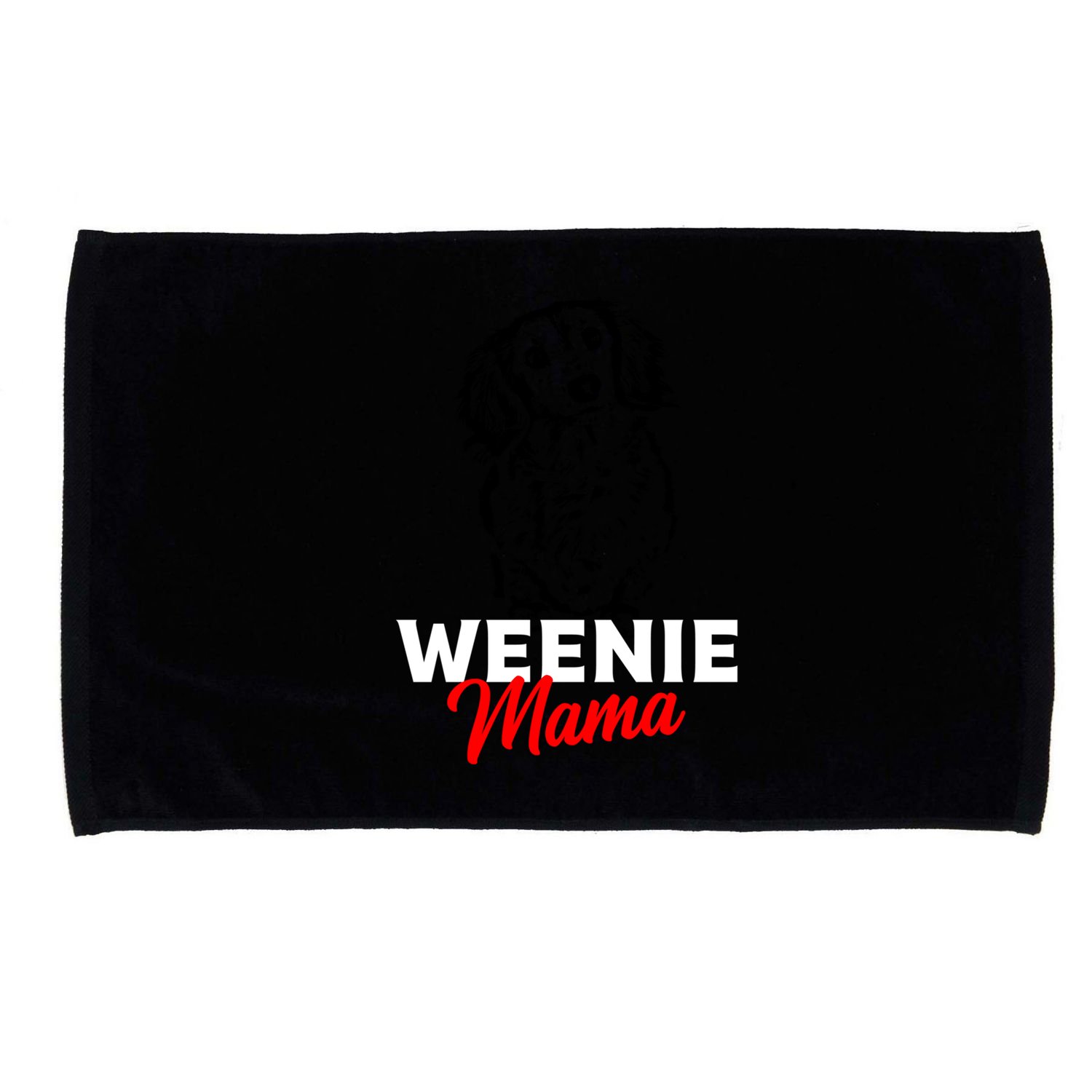 Funny Dachshund Mama Lover Weiner Dog Gift Microfiber Hand Towel