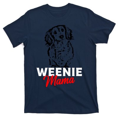 Funny Dachshund Mama Lover Weiner Dog Gift T-Shirt