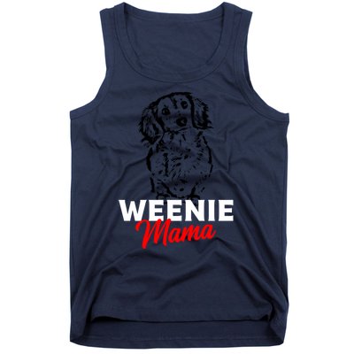 Funny Dachshund Mama Lover Weiner Dog Gift Tank Top