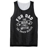 Fur Dad Man Myth Snack Dealer Funny Paw Cat Dog FatherS Day Mesh Reversible Basketball Jersey Tank