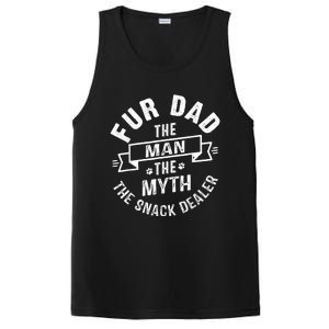 Fur Dad Man Myth Snack Dealer Funny Paw Cat Dog FatherS Day PosiCharge Competitor Tank