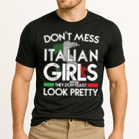 Funny Dont Mess With Italian Girls Italy Flag Pride Roots Cooling Performance Crew T-Shirt