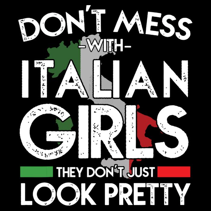 Funny Dont Mess With Italian Girls Italy Flag Pride Roots Sustainable Bucket Hat