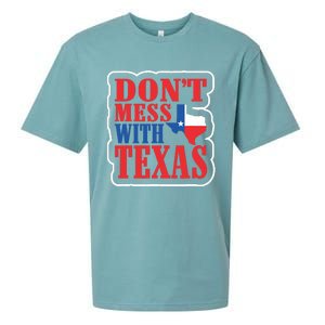 Freedom Don't Mess With The Texas Gift Sueded Cloud Jersey T-Shirt