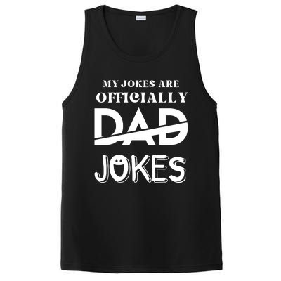 Fathers Day My Jokes Are Officially Dad Jokes Wife Daughter PosiCharge Competitor Tank