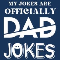 Fathers Day My Jokes Are Officially Dad Jokes Wife Daughter Drawstring Bag
