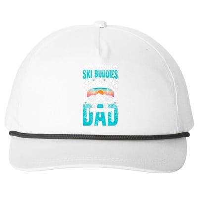 Father’S Day My Favorite Ski Buddies Call Me Dad Snow Skiing Cute Gift Snapback Five-Panel Rope Hat