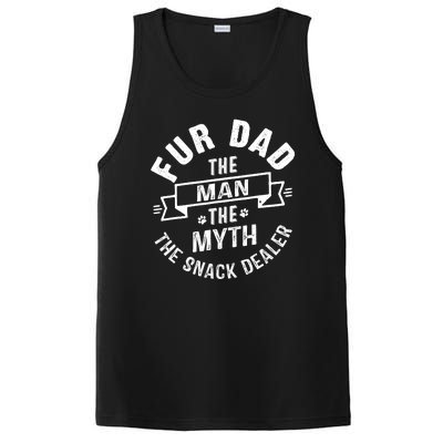 Fur Dad Man Myth Snack Dealer Funny Paw Cat Dog FatherS Day PosiCharge Competitor Tank