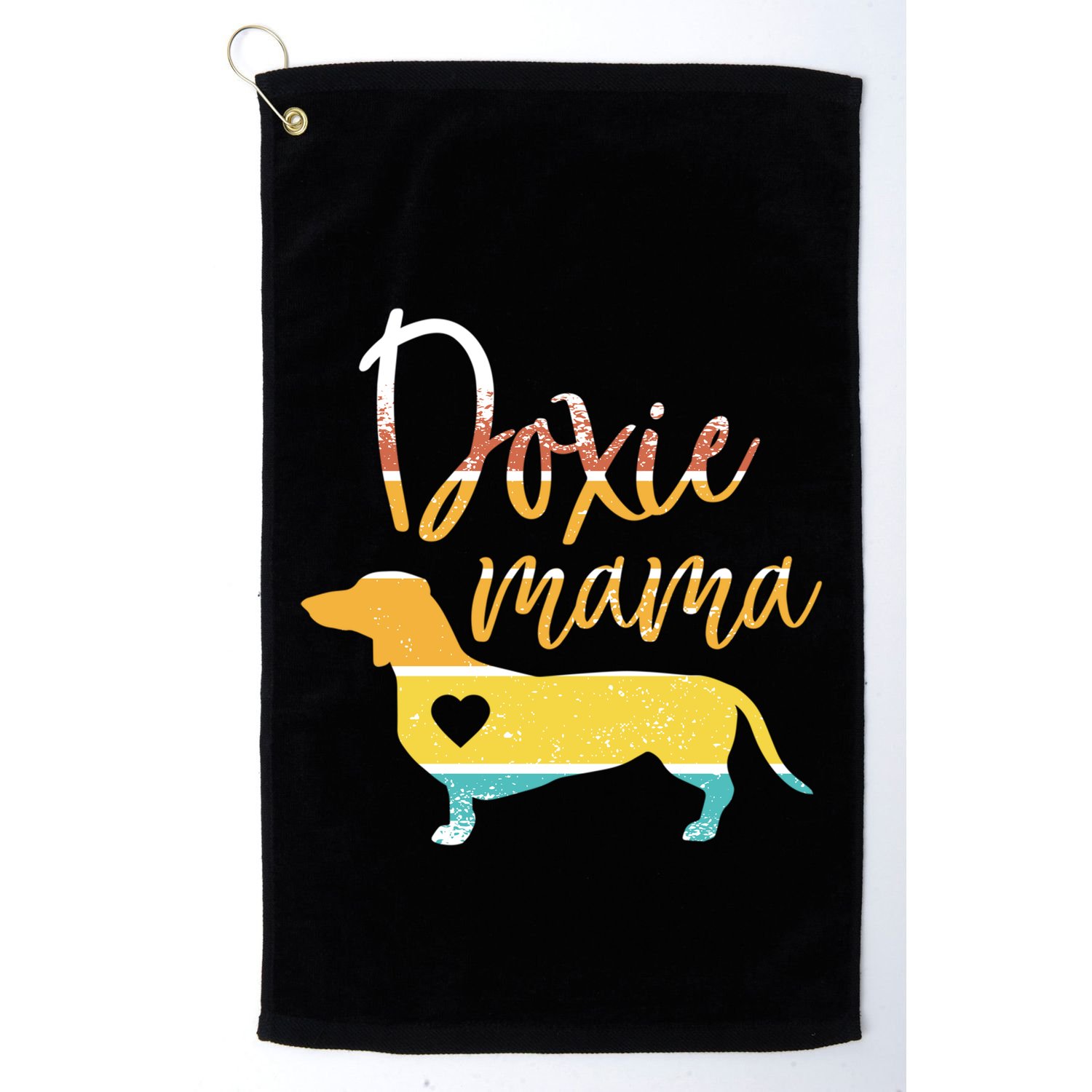 Funny Doxie Mama Dachshund Lovers Gift Golf Towel