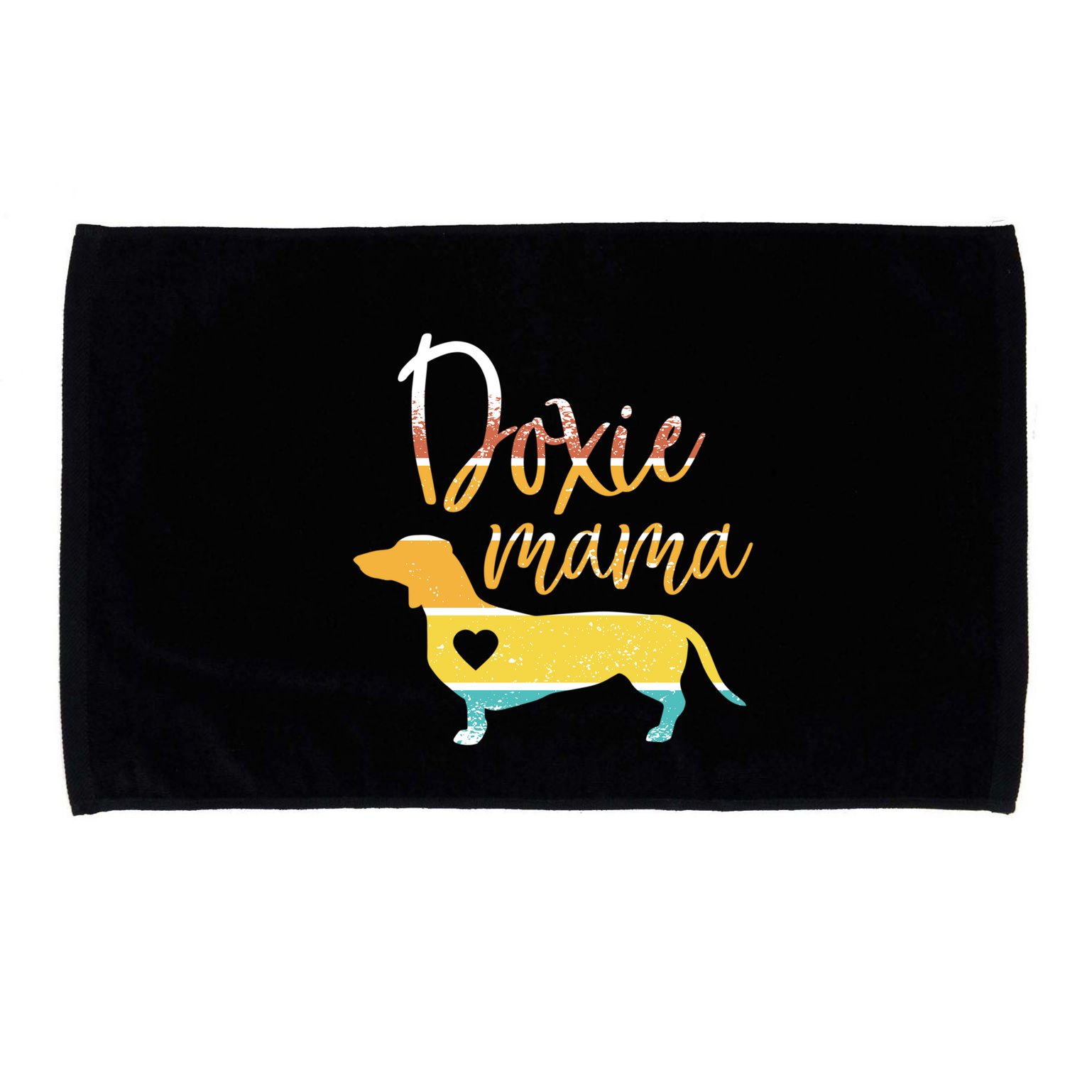 Funny Doxie Mama Dachshund Lovers Gift Microfiber Hand Towel