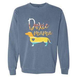 Funny Doxie Mama Dachshund Lovers Gift Garment-Dyed Sweatshirt