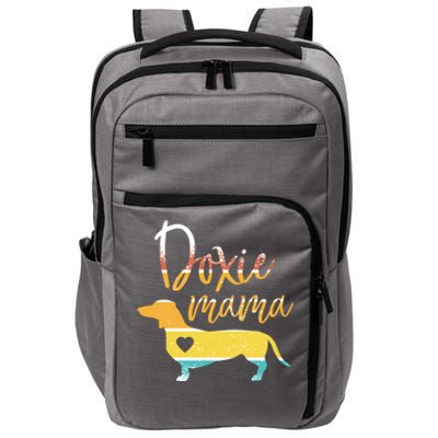 Funny Doxie Mama Dachshund Lovers Gift Impact Tech Backpack