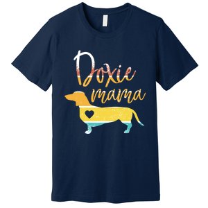 Funny Doxie Mama Dachshund Lovers Gift Premium T-Shirt