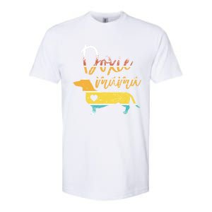 Funny Doxie Mama Dachshund Lovers Gift Softstyle CVC T-Shirt