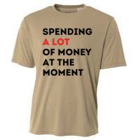 Funny Dad Mom Parents Day Spending A Lot Money At The Moment Cooling Performance Crew T-Shirt