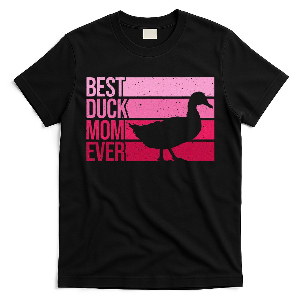 Funny Duck Mom Art For Womens Mother's Day Duck Lovers T-Shirt