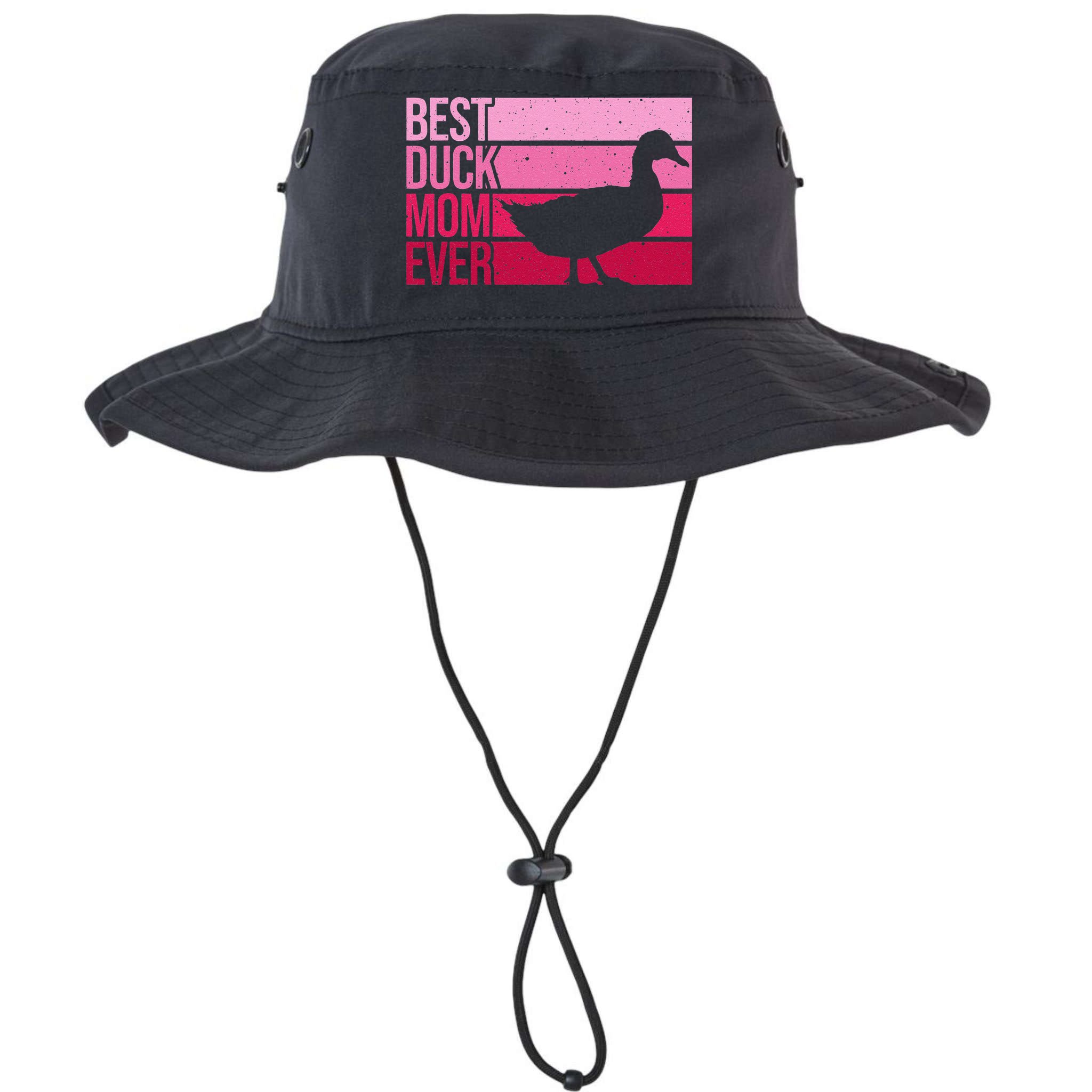 Funny Duck Mom Art For Womens Mother's Day Duck Lovers Bucket Hat