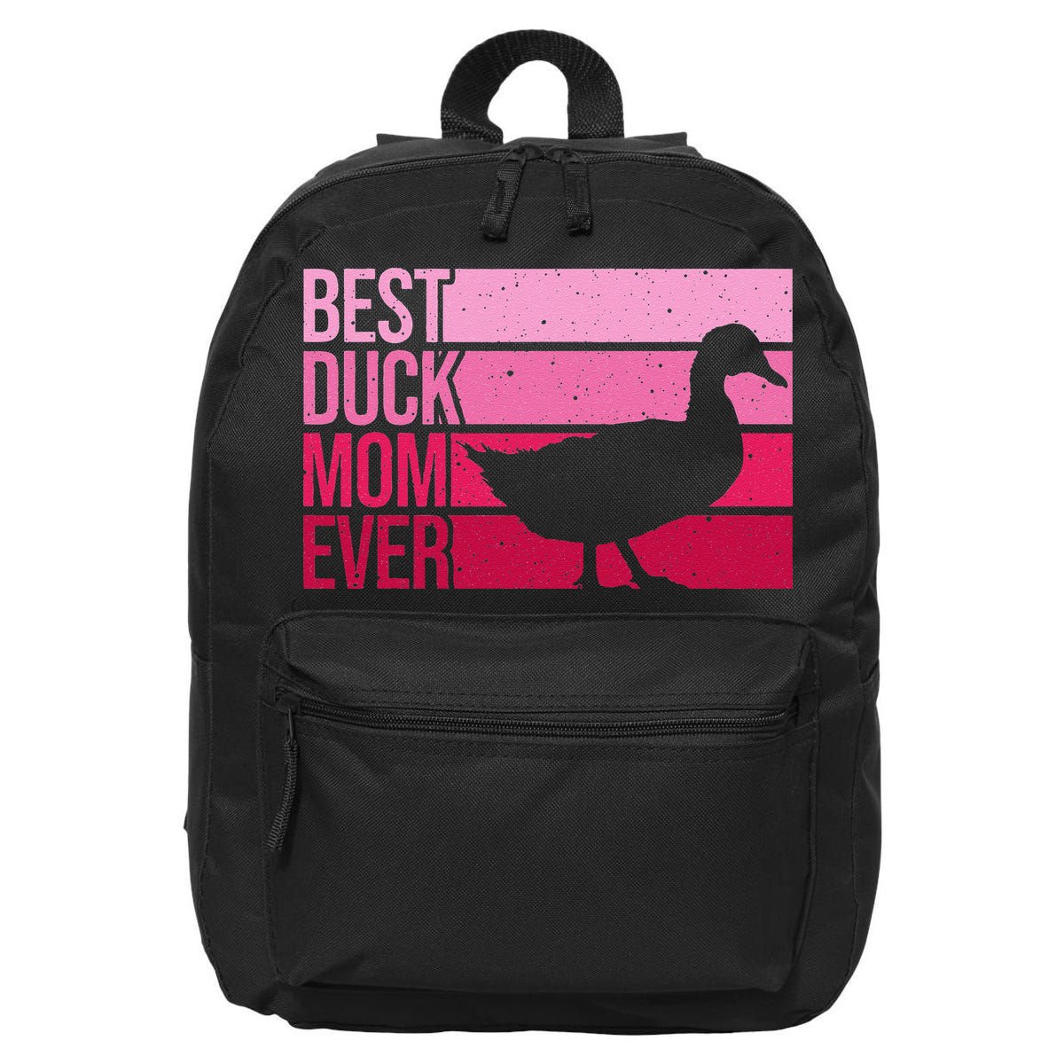 Funny Duck Mom Art For Womens Mother's Day Duck Lovers 16 in Basic Backpack