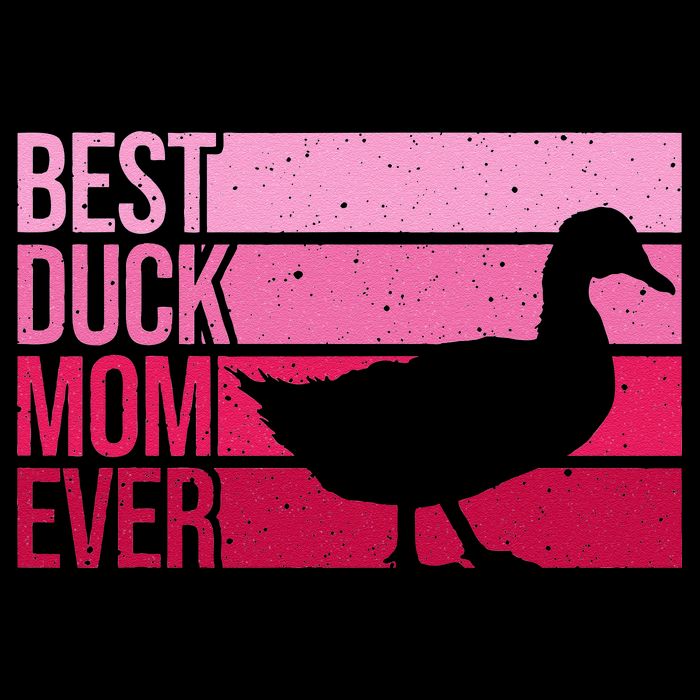 Funny Duck Mom Art For Womens Mother's Day Duck Lovers 16 in Basic Backpack