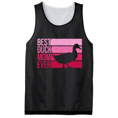 Funny Duck Mom Art For Womens Mother's Day Duck Lovers Mesh Reversible Basketball Jersey Tank