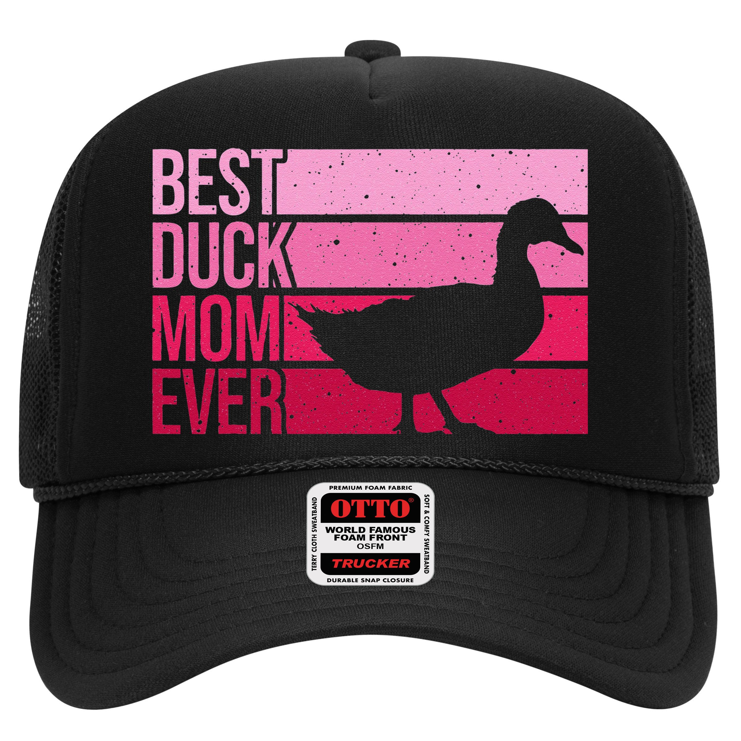 Funny Duck Mom Art For Womens Mother's Day Duck Lovers Hat