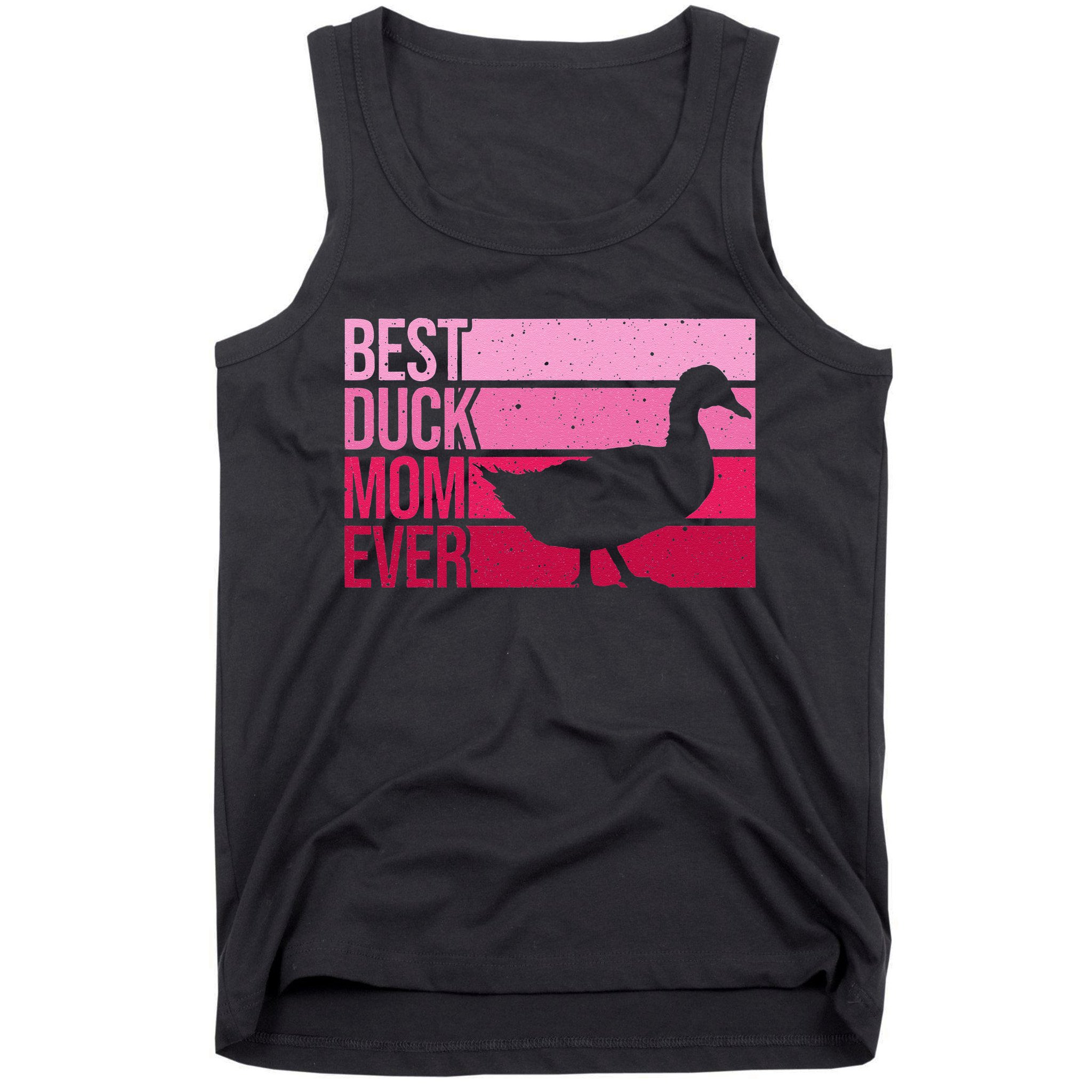 Funny Duck Mom Art For Womens Mother's Day Duck Lovers Tank Top