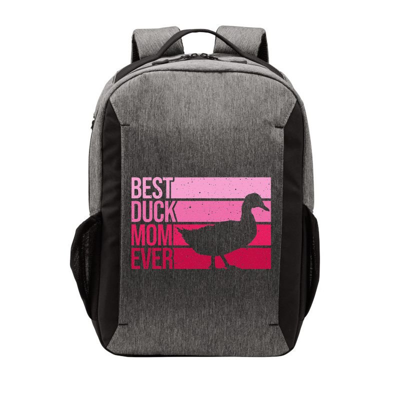 Funny Duck Mom Art For Womens Mother's Day Duck Lovers Vector Backpack