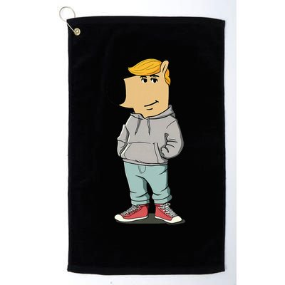 Funny Dog Meme Trump Hat Make Great Again Platinum Collection Golf Towel