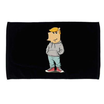 Funny Dog Meme Trump Hat Make Great Again Microfiber Hand Towel