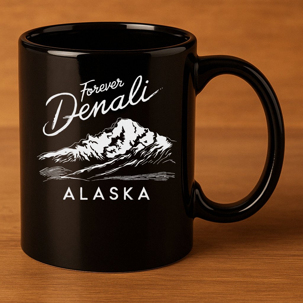 Forever Denali National Park Alaska 11oz C Handle Ceramic Mug