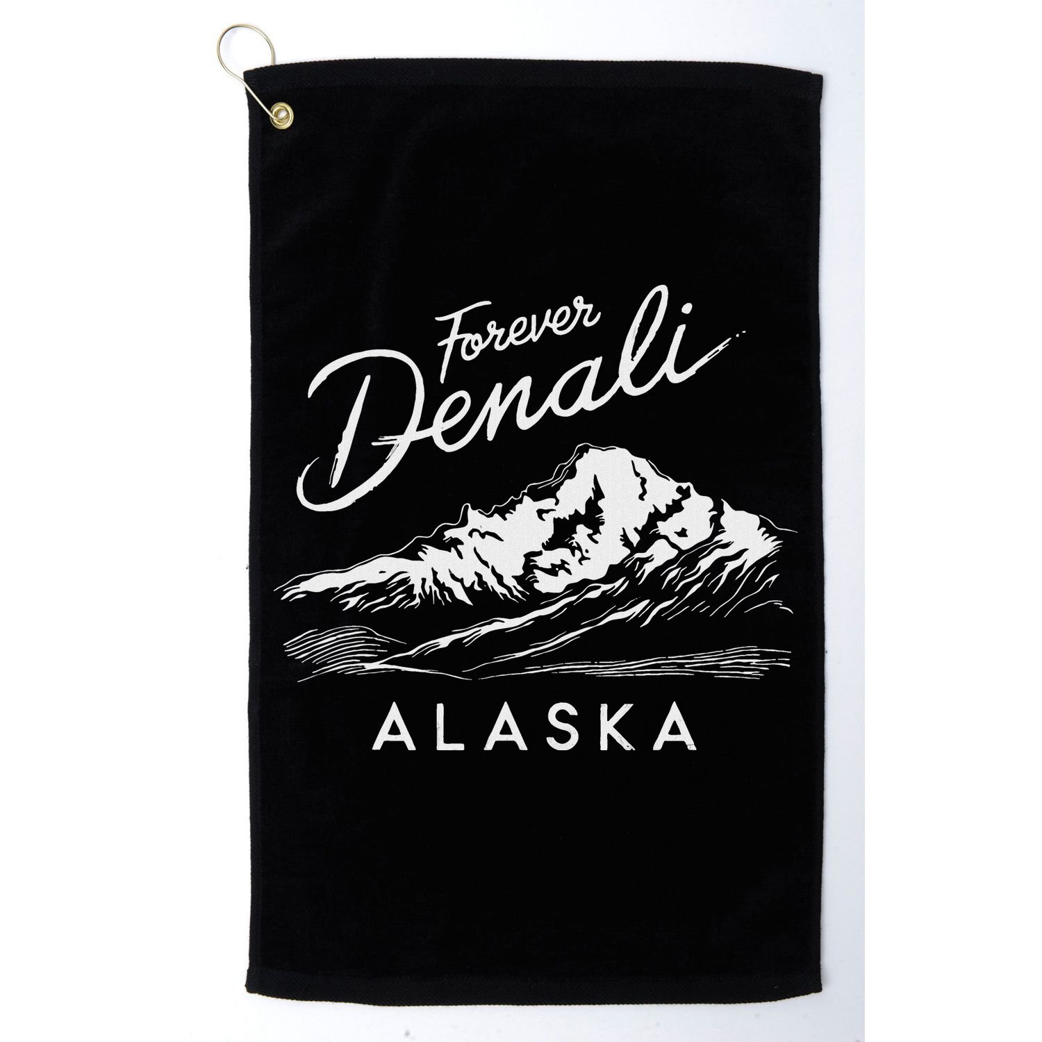 Forever Denali National Park Alaska Golf Towel
