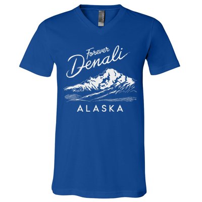 Forever Denali National Park Alaska V-Neck T-Shirt