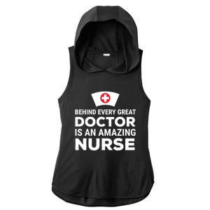 Funny Doctor Nurse Joke Humor Cute Gift Ladies PosiCharge Tri-Blend Wicking Draft Hoodie Tank