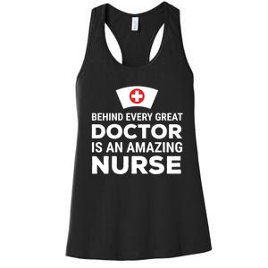 Funny Doctor Nurse Joke Humor Cute Gift Women's Racerback Tank