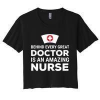 Funny Doctor Nurse Joke Humor Cute Gift Women's Crop Top Tee