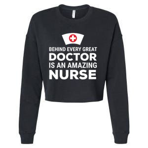 Funny Doctor Nurse Joke Humor Cute Gift Cropped Pullover Crew