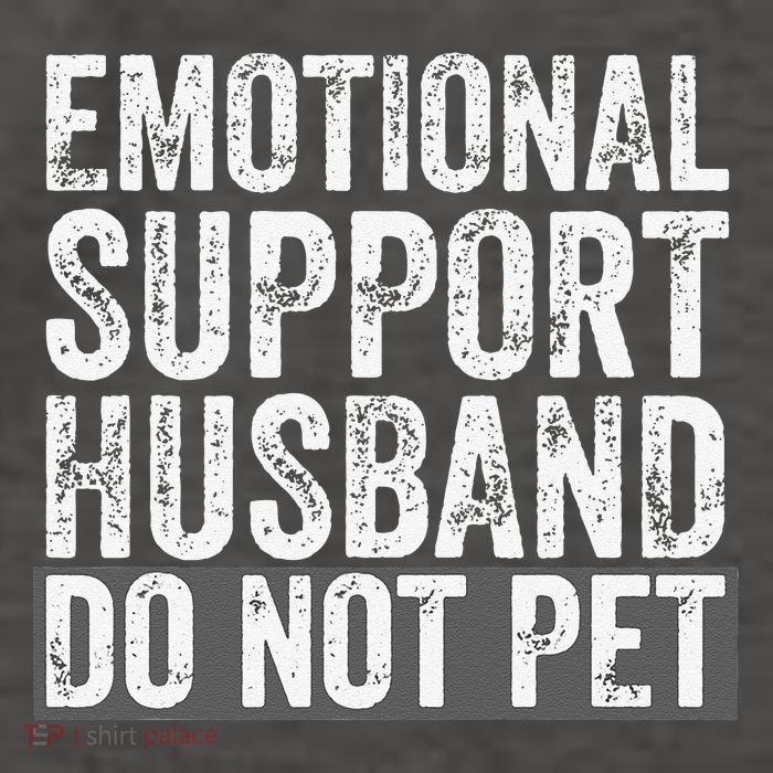 Funny Do Not Pet Emotional Support Husband Vector Backpack