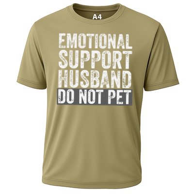 Funny Do Not Pet Emotional Support Husband Performance Shirt